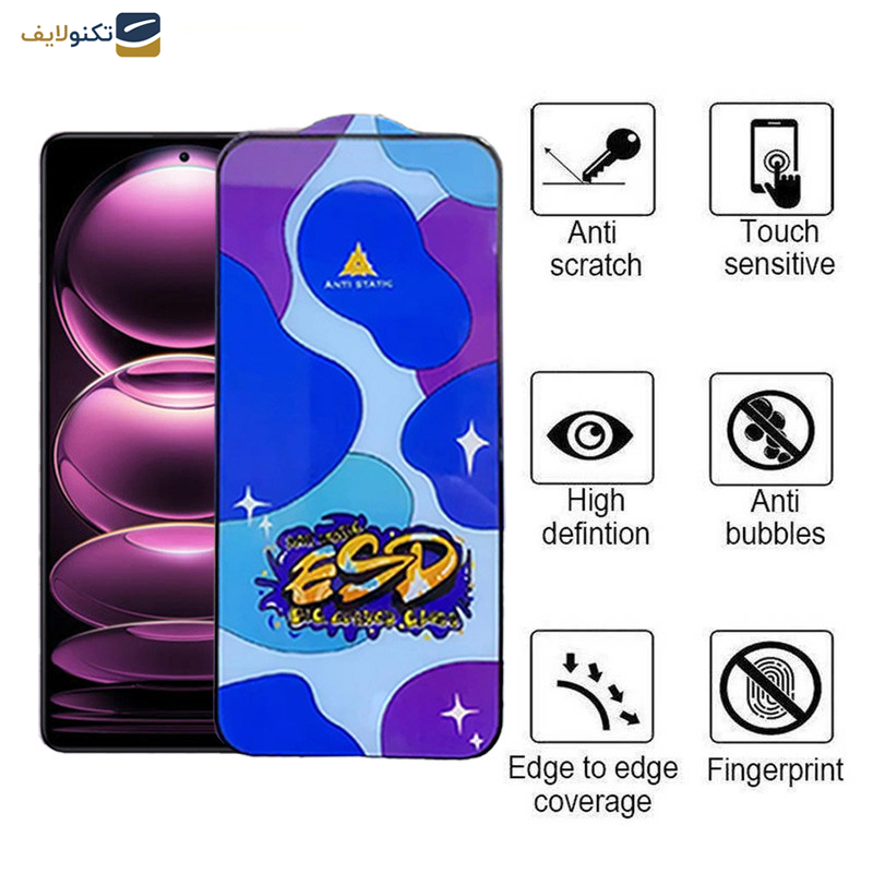 محافظ صفحه نمایش اپیکوی مدل Star ESD مناسب برای گوشی موبایل شیائومی  Redmi Note 12 Pro Plus/Note 12 Pro 4G/5G /Note 12 4G/5G /Note 12 China