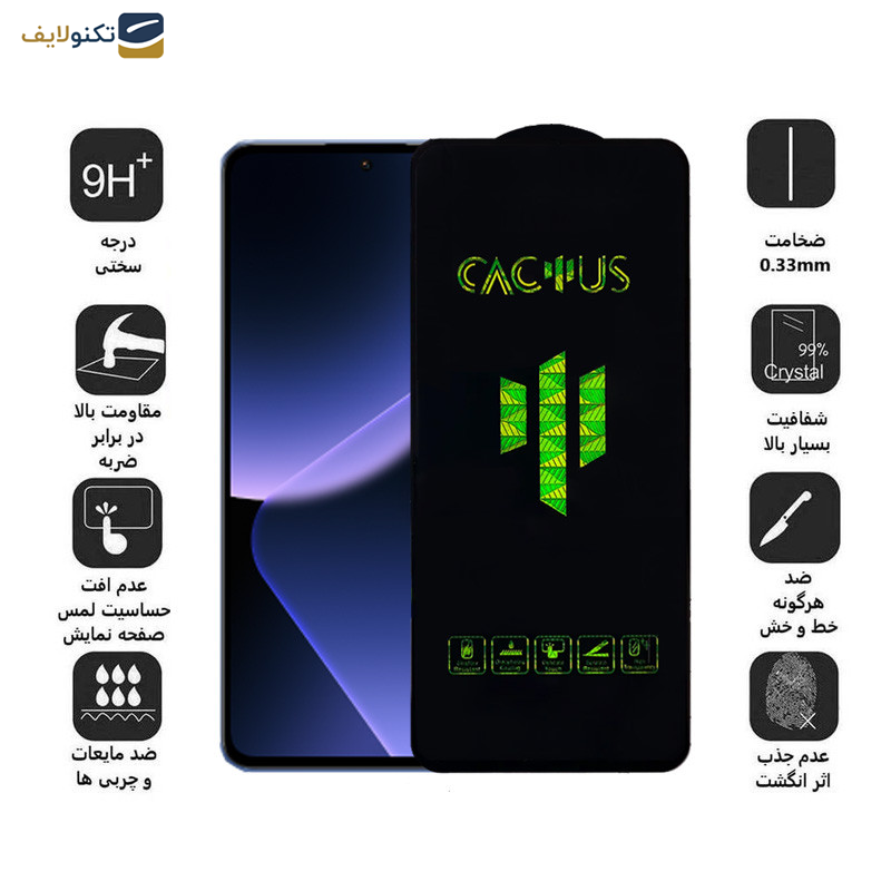 محافظ صفحه نمایش اپیکوی مدل Cactus مناسب برای گوشی موبایل شیائومی 13T Pro/13T/Redmi K60 Ultra