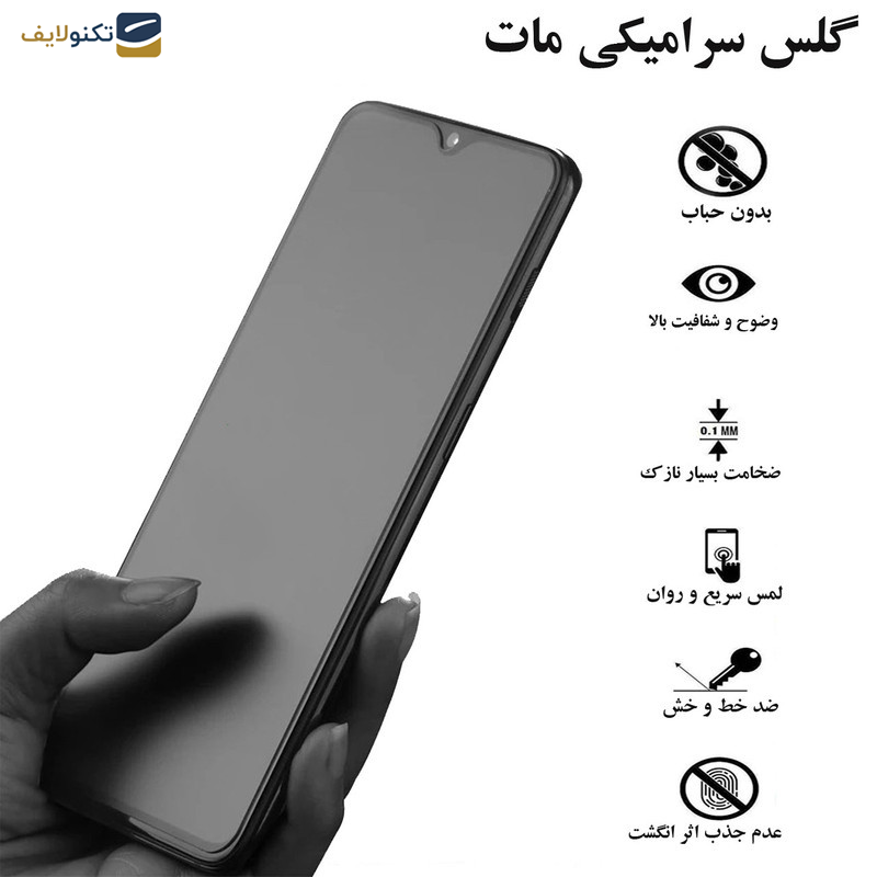 محافظ صفحه نمایش سرامیکی مات اِپیکوی مدل BodyGuard مناسب برای گوشی موبایل شیائومی 13T Pro / 13T / Redmi K60 Ultra