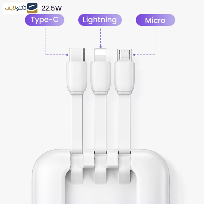 پاوربانک یوسمز مدل CD193 ظرفیت 10000 میلی آمپر پاوربانک یوسمز مدل CD193 ظرفیت 10000 میلی آمپر