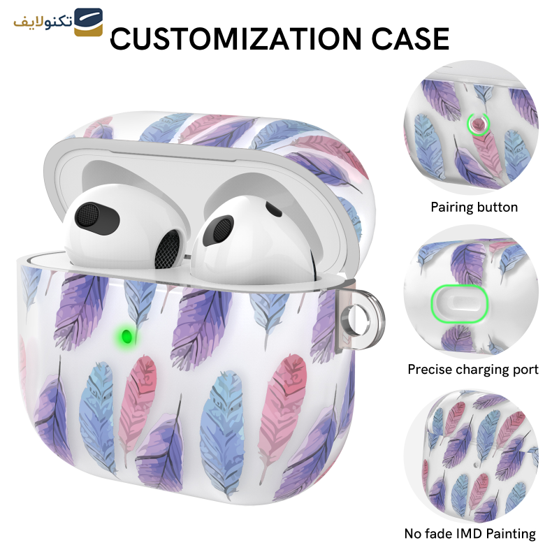 کاور آها استایل مدل PT142-3 Feather مناسب برای کیس اپل ایرپاد 3