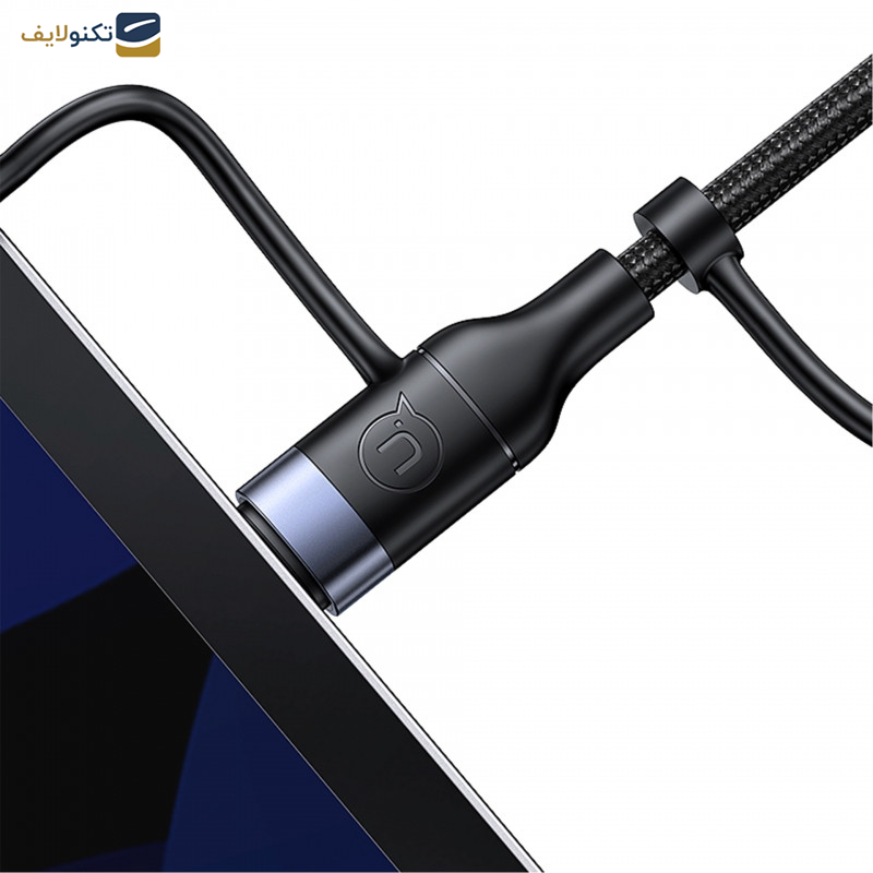 کابل تبدیل USB-c/USB به microUSB/USB-C /لایتنینگ یوسمز مدل US-SJ547 طول 1.2 متر
