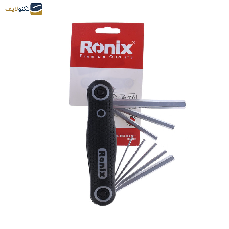 مجموعه 8 عددی آچار آلن تاشو رونیکس مدل RXH-2020