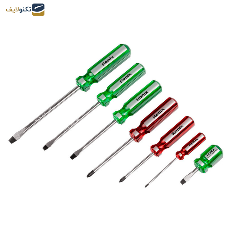 مجموعه 7 عددی پیچ گوشتی رونیکس مدل RH2701 مجموعه 7 عددی پیچ گوشتی رونیکس مدل RH2701