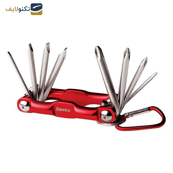مجموعه 8 عددی پیچ گوشتی تاشو رونیکس مدل RH-2901