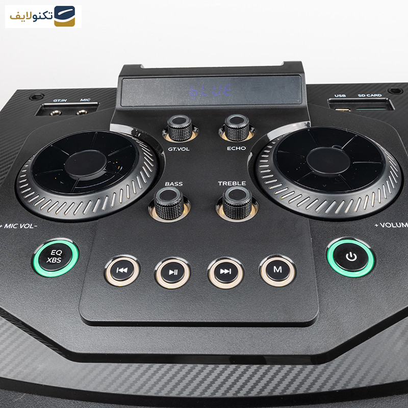 اسپیکر بلوتوثی هیسکا مدل PARTY BOX 1017