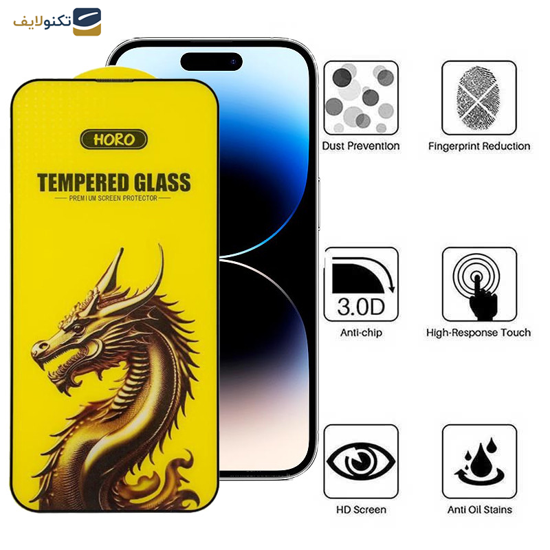 محافظ صفحه نمایش اپیکوی مدل Golden Dragon مناسب برای گوشی موبایل اپل iPhone 14 Pro محافظ صفحه نمایش اپیکوی مدل Golden Dragon مناسب برای گوشی موبایل اپل iPhone 14 Pro