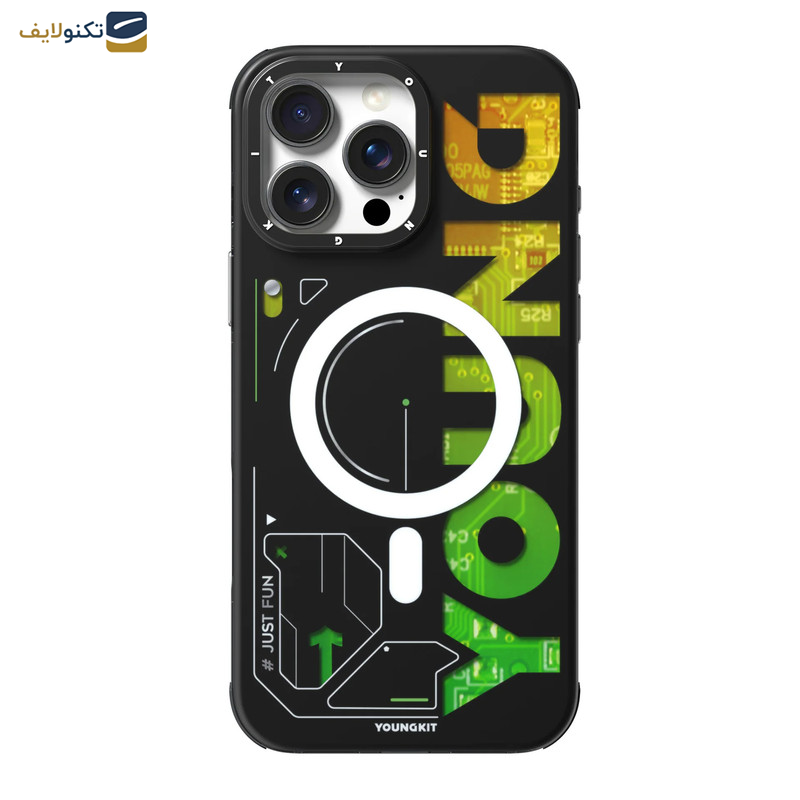 کاور یانگ کیت مدل Futuristic and Digital کد Z02 مناسب برای گوشی موبایل اپل iphone 16promax