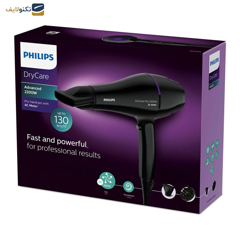 سشوار حرفه ای فیلیپس مدل Advanced 2200w سشوار حرفه ای فیلیپس مدل Advanced 2200w