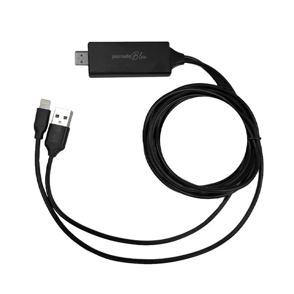 کابل تبدیل HDMI به USB / لایتنینگ پرودو مدل 4K ABHDL2 طول 2 متر کابل تبدیل HDMI به USB / لایتنینگ پرودو مدل 4K ABHDL2 طول 2 متر