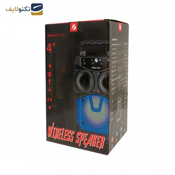 اسپیکر بلوتوثی قابل حمل کی تی اس مدل KTS-1371