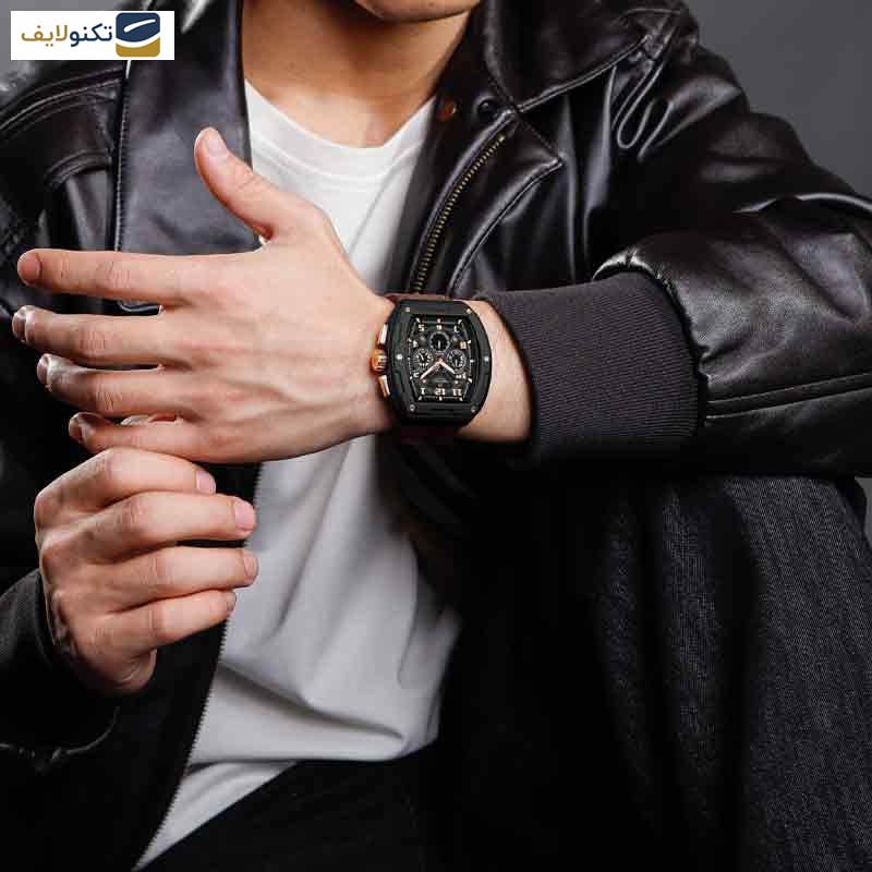 ساعت مچی عقربه‌ای مردانه نیوی فورس مدل NF8053 BRBK