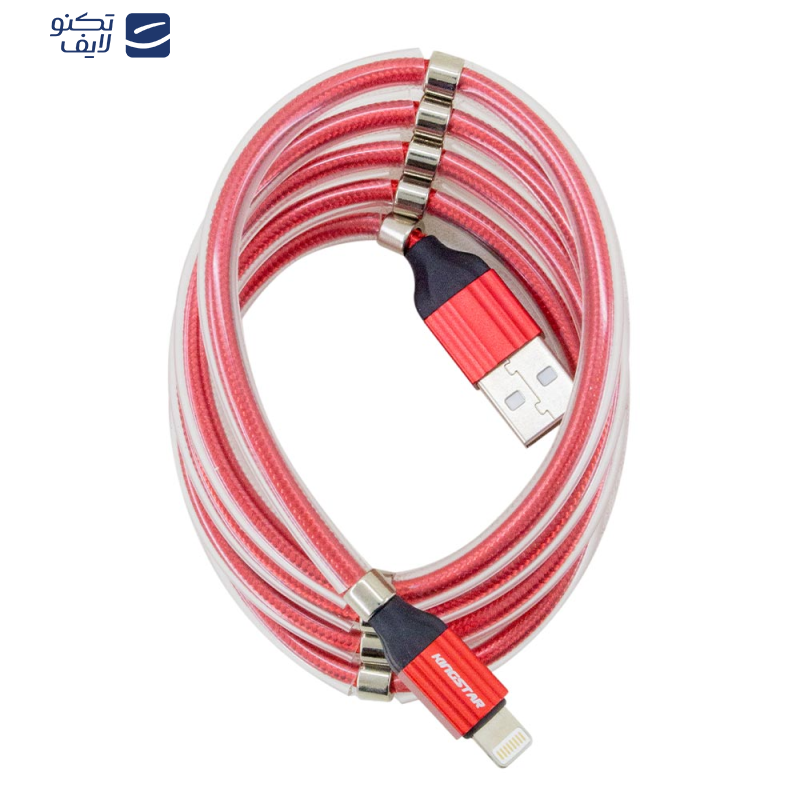 کابل تبدیل USB به لایتنینگ کینگ استار مدل K41i طول 1متر کابل تبدیل USB به لایتنینگ کینگ استار مدل K41i طول 1متر