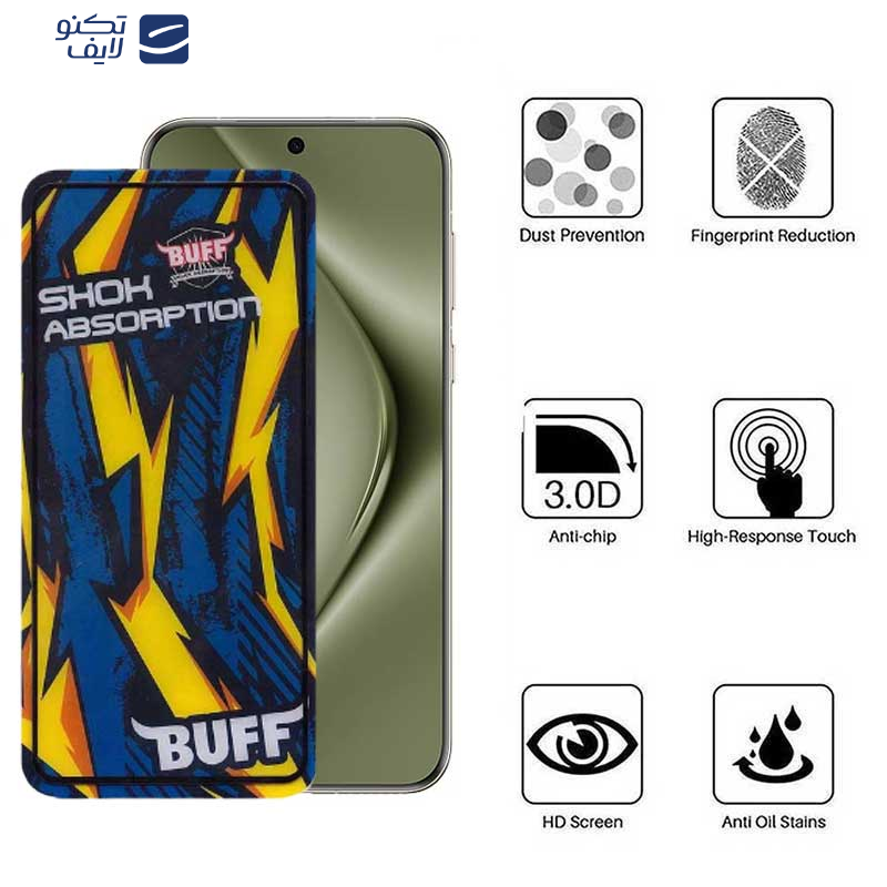 محافظ صفحه نمایش بوف مدل Shock-Shock-G مناسب برای گوشی موبایل هوآوی Pura 70 Pro/ Pura 70 Ultra / Nova 12S/ Nova 12i