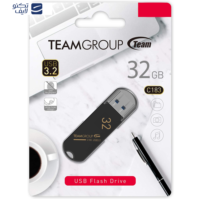 فلش مموری تیم گروپ مدل C183 ظرفیت 32 گیگابایت