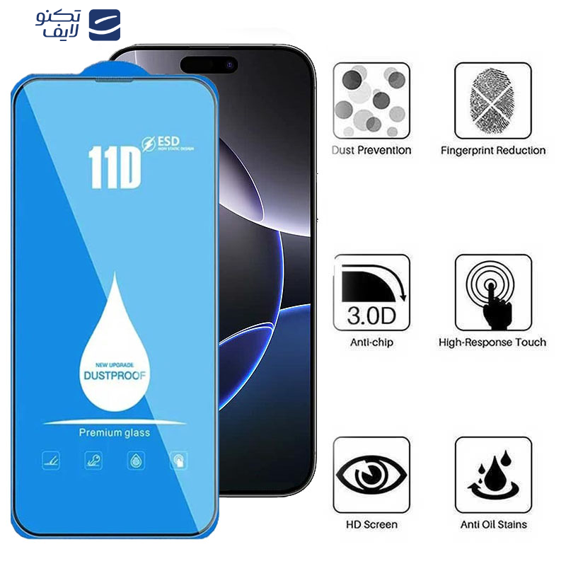 محافظ صفحه نمایش اپیکوی مدل Blue ESD مناسب برای گوشی موبایل اپل iPhone 16 Pro Max محافظ صفحه نمایش اپیکوی مدل Blue ESD مناسب برای گوشی موبایل اپل iPhone 16 Pro Max