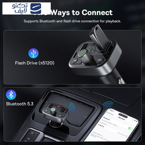 پخش کننده اف ام خودرو بیسوس مدل S-09 Pro