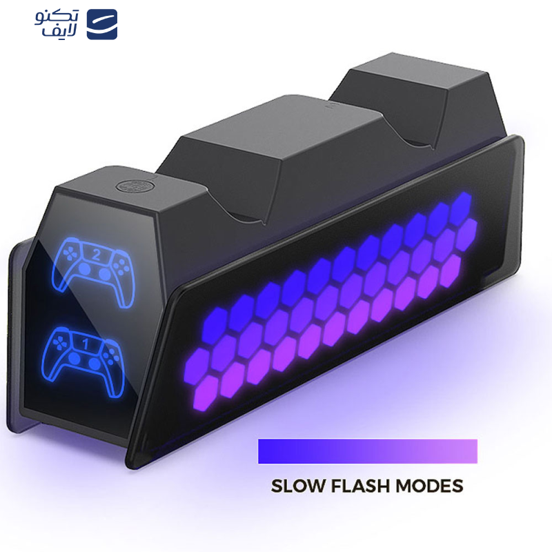 پایه شارژر دسته پلی استیشن 5 دابی مدل DOBE TP5-3571 RGB