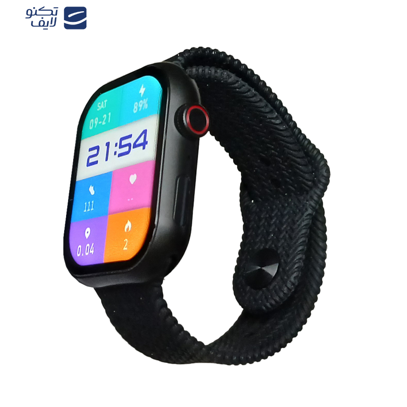 ساعت هوشمند مدل WS76 AMOLED صفحه نمایش رنگی و لمسی، کنترل موسیقی، کنترل سطح اکسیژن خون، مکالمه از طریق بلوتوث، پشتیبانی از زبان فارسی و قابلیت تغییر تم ساعت بند سیلیکونی