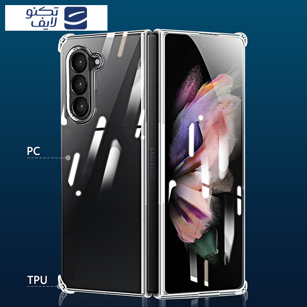 کاور اپیکوی مدل Piblue Clear مناسب برای گوشی موبایل سامسونگ Galaxy Z Fold 5
