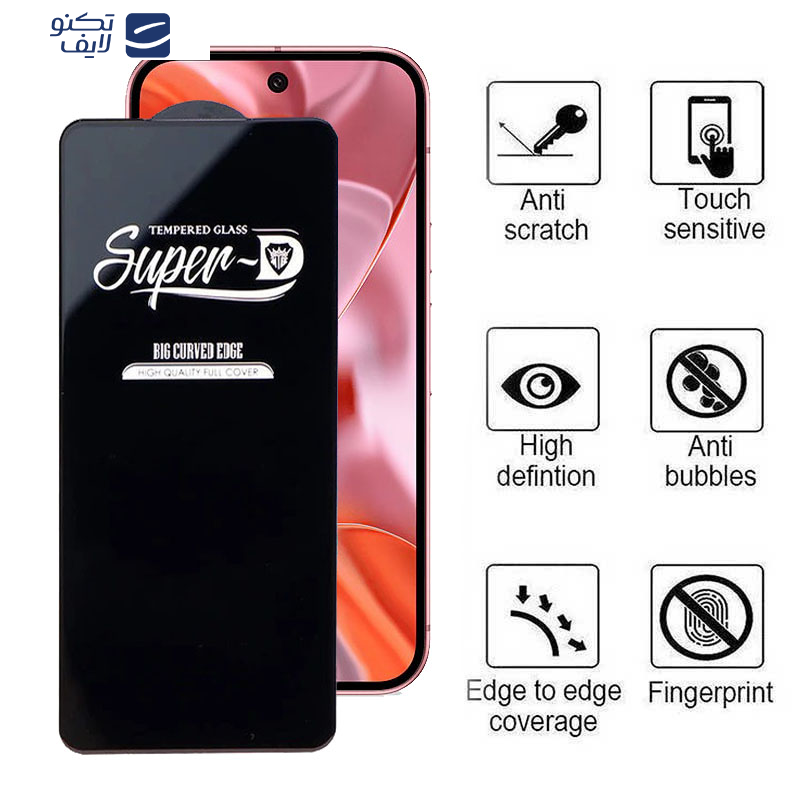 محافظ صفحه نمایش اپیکوی مدل Super 5D مناسب برای گوشی موبایل گوگل Pixel 9/9 Pro 