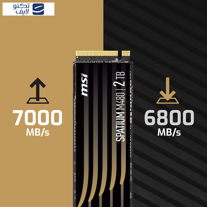 اس اس دی اینترنال ام اس آی مدل SPATIUM M480 ظرفیت دو ترابایت