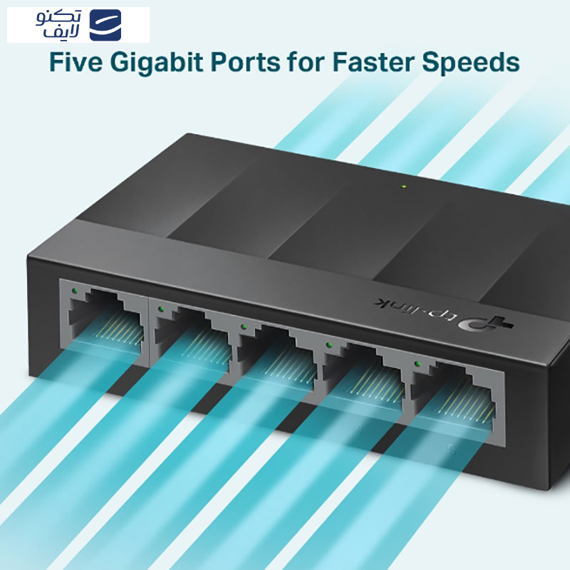 سوییچ 5 پورت گیگابیتی و دسکتاپ تی پی-لینک مدل LS1005G