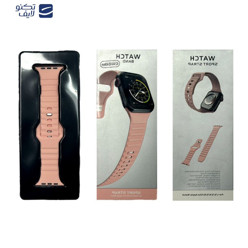 بند اپل واچ سیلیکونی استرپس مناسب اپل واچ سایز 42/44/45/49