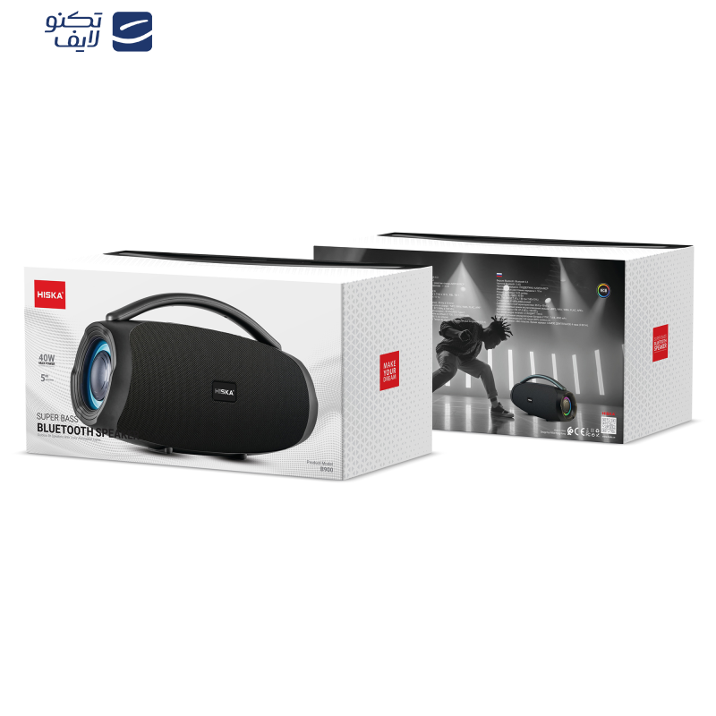 اسپیکر بلوتوثی قابل حمل هیسکا مدل B900