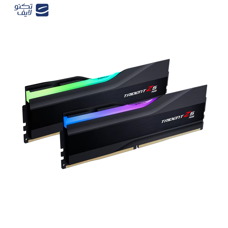 رم دسکتاپ DDR5 دوکاناله 6000 مگاهرتز CL30 جی اسکیل مدل TRIDENT Z5 RGB Black ظرفیت 64 گیگابایت