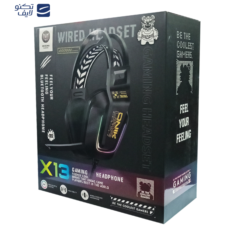هدست گیمینگ اونیکوما مدل X13 RGB