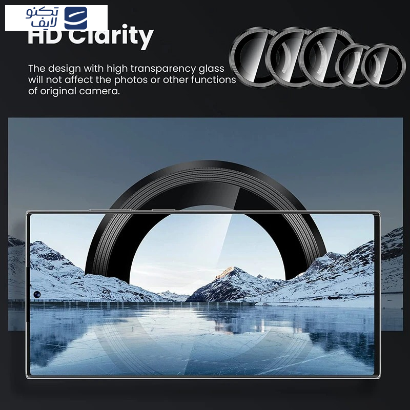 محافظ لنز دوربین بوف مدل HD-ColorLenz-G مناسب برای گوشی موبایل سامسونگ Galaxy S25 Ultra