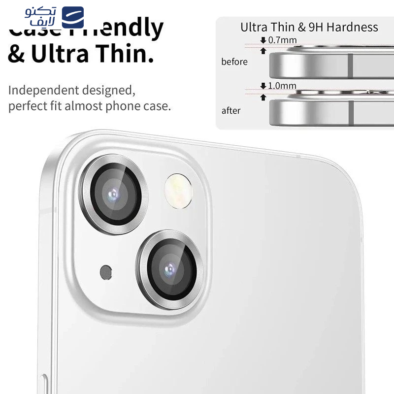 محافظ لنز دوربین اپیکوی مدل Chelipa مناسب برای گوشی موبایل اپل iPhone 13 / 13 Mini
