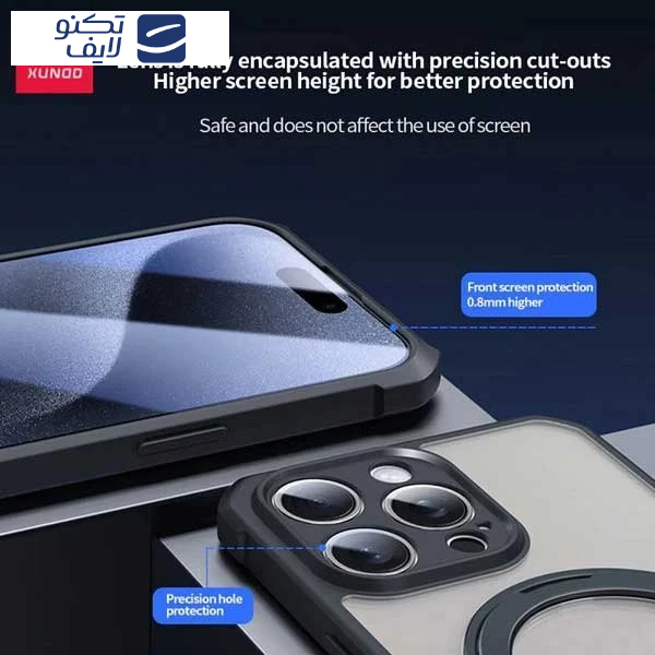 کاور اپیکوی مدل Xundd Rotating 360 Magnetic مناسب برای گوشی موبایل سامسونگ Galaxy S25 Ultra