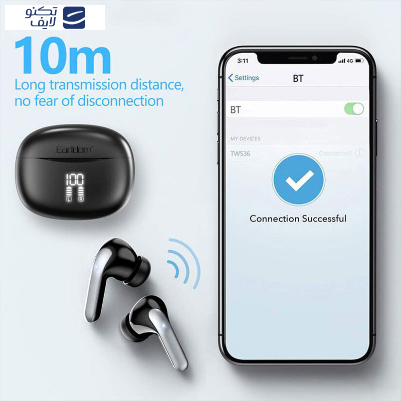 هدفون بلوتوثی ارلدام مدل tws36 هدفون بلوتوثی ارلدام مدل tws36