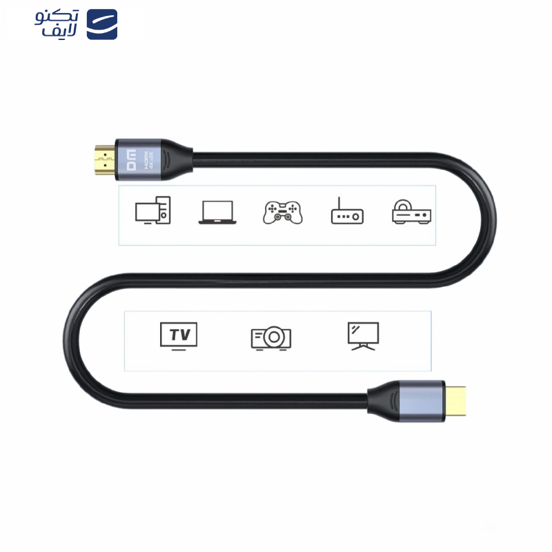 کابل HDMI دی ام مدل HI003 طول 3 متر 
