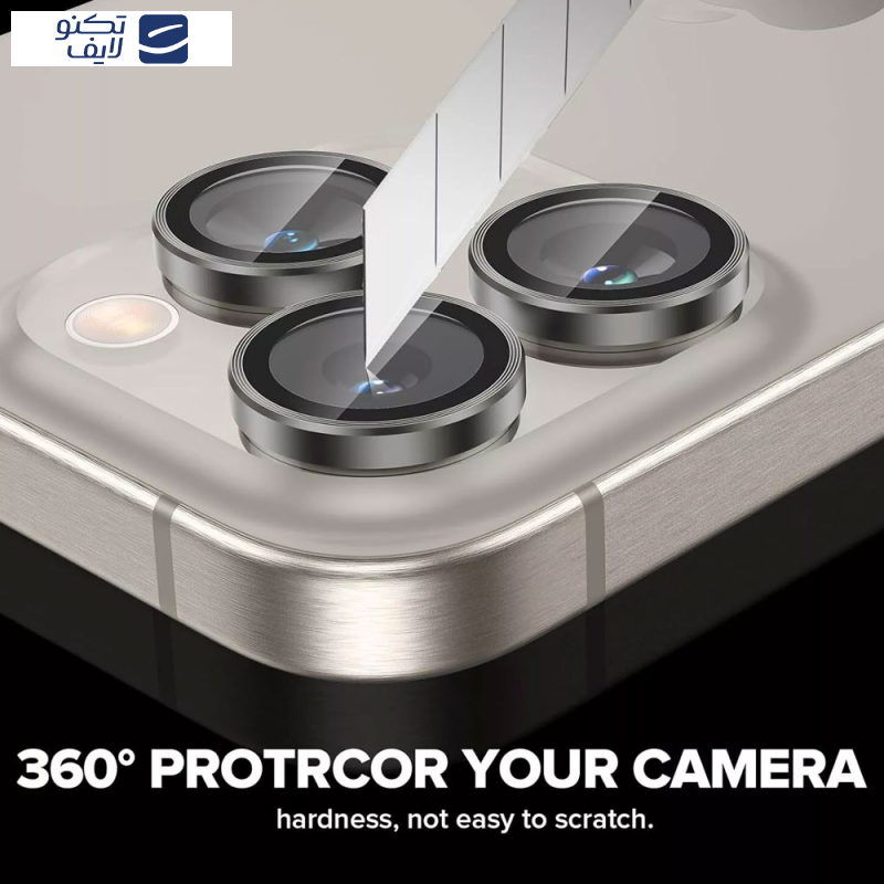 محافظ لنز دوربین انتک مدل Metal مناسب برای گوشی موبایل اپل Iphone 16 Pro / 16 Pro Max