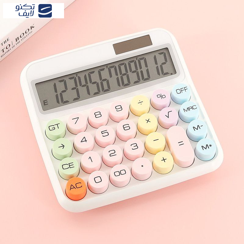 ماشین حساب مدل نوری طرح رنگی رنگی