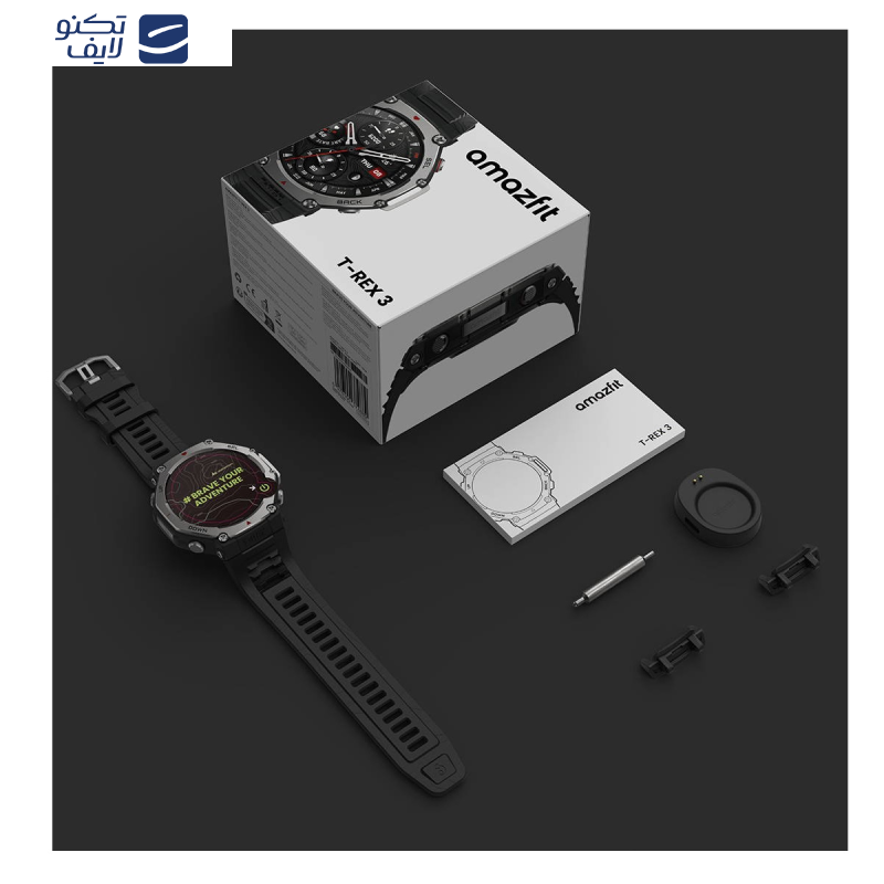 ساعت هوشمند امازفیت مدل DOC TREX COMPATIBLE 3 SMART ساعت هوشمند امازفیت مدل DOC TREX COMPATIBLE 3 SMART