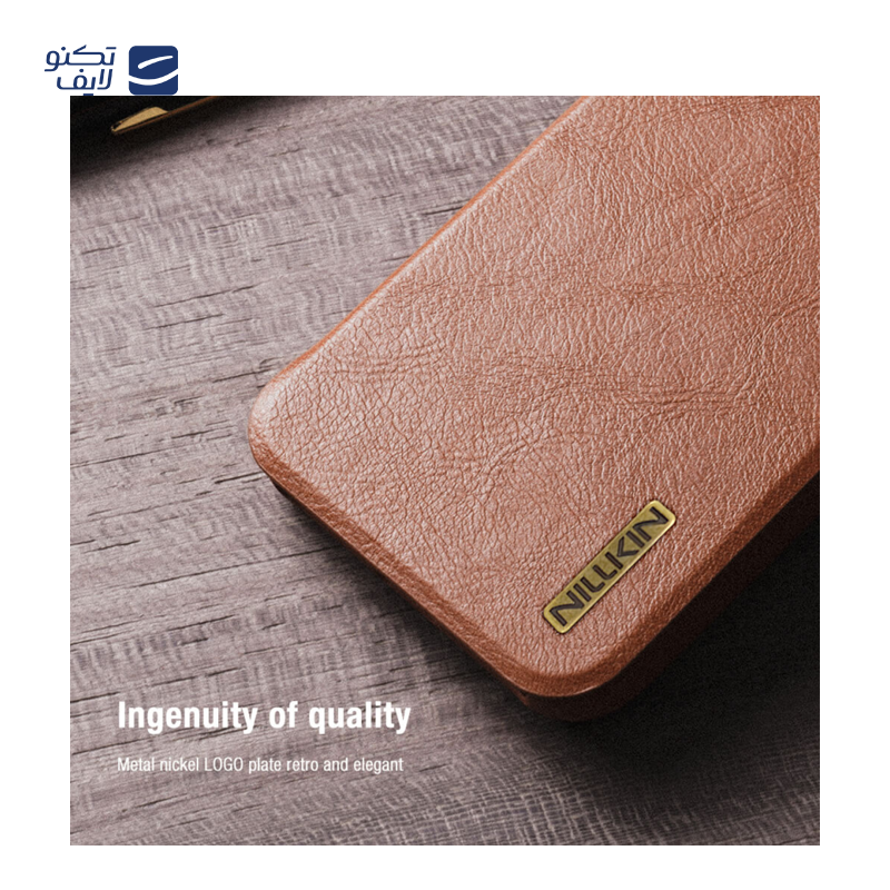 کیف کلاسوری نیلکین مدل Qin Pro مناسب برای گوشی موبایل سامسونگ Galaxy S25 Plus