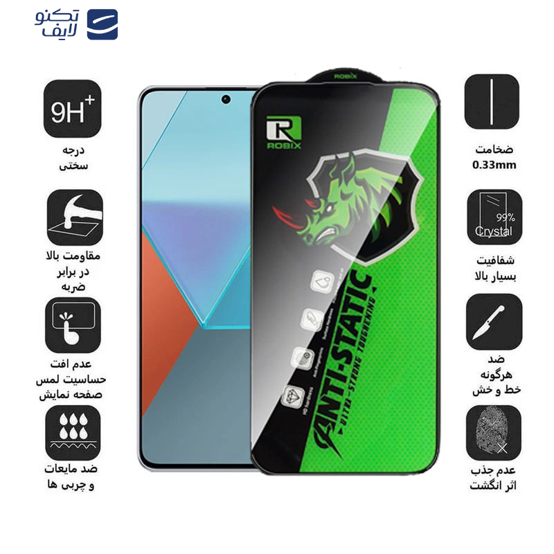 gallery-محافظ صفحه نمایش گوشی شیائومی Redmi Note 13 Pro 4G - 5G - Note 13 4G - 5G - Note 13R Pro اپیکوی مدل Rhino Robix copy.png