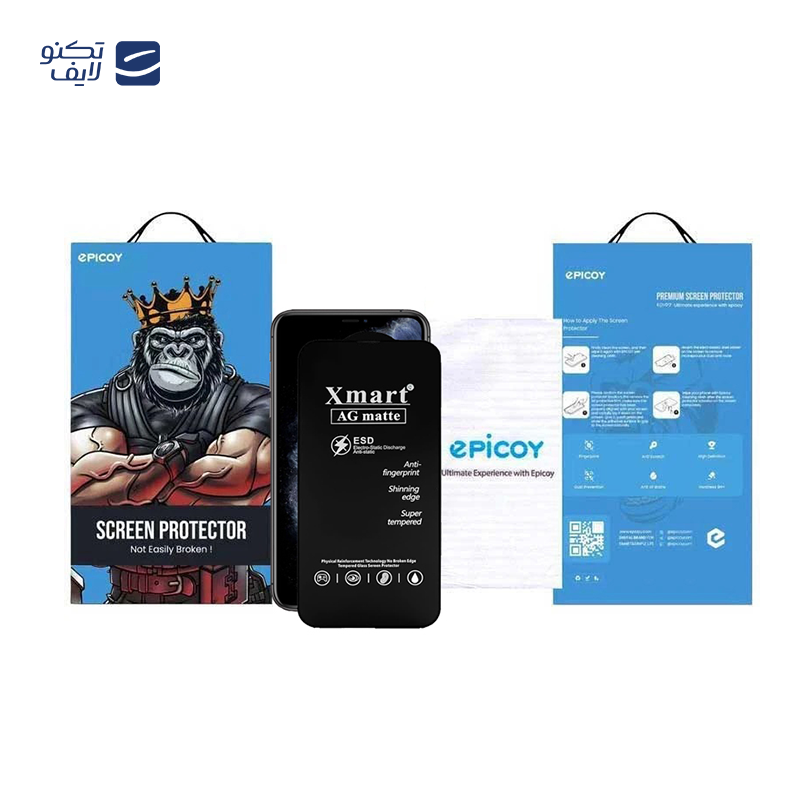 محافظ صفحه نمایش مات اپیکوی مدل Xmart Ag Matte مناسب برای گوشی موبایل اپل iphone 11 Pro max/XS Max 