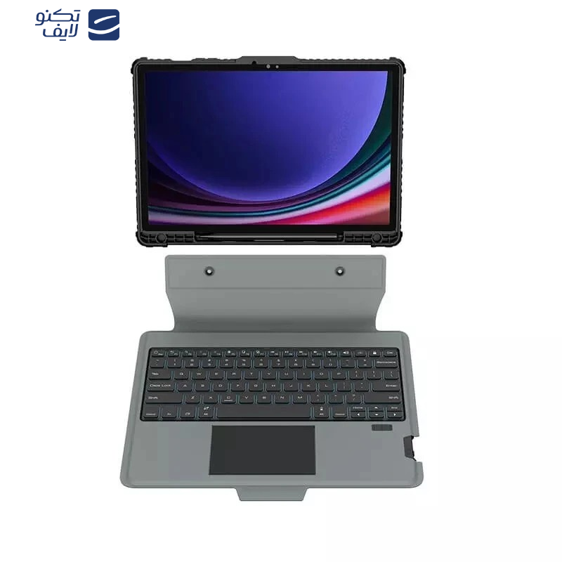 gallery-کیف کلاسوری نیلکین تبلت سامسونگ Galaxy Tab S10 Plus-S9 Plus-S8 Plus-S7 Plus-S7 Fe مدل Bumper Combo Backlit Keyboard copy.png
