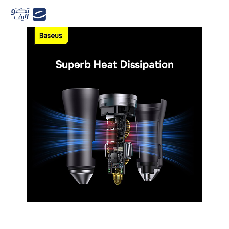 gallery- شارژر فندکی باسئوس مدل Golden Contactor Pro  QC TZCCJD-B0G به همراه کابل دو سر تایپ سی copy.png