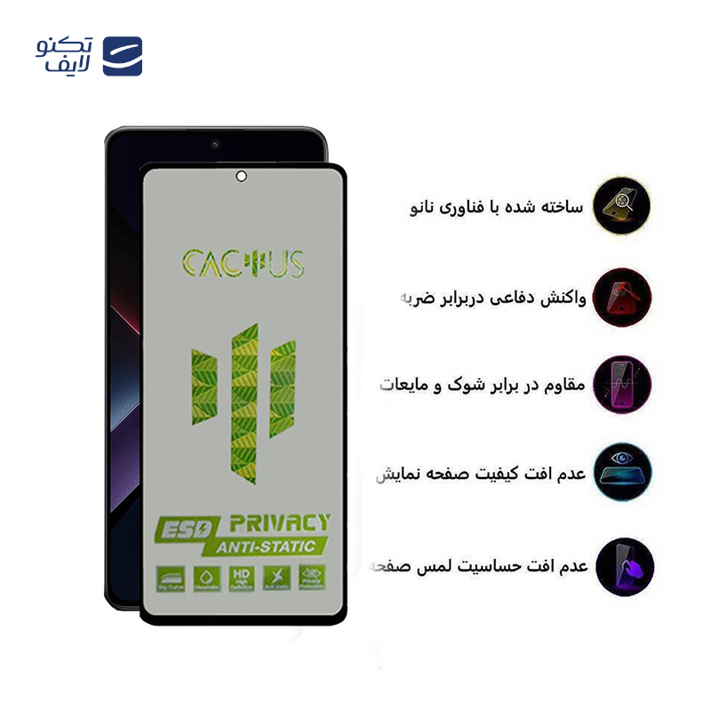 gallery-محافظ صفحه نمایش حریم شخصی اپیکوی مدل Cactus-ESD-Privacy گوشی پوکو Poco X7 Pro - X7 -X6 -X6 Pro copy.png