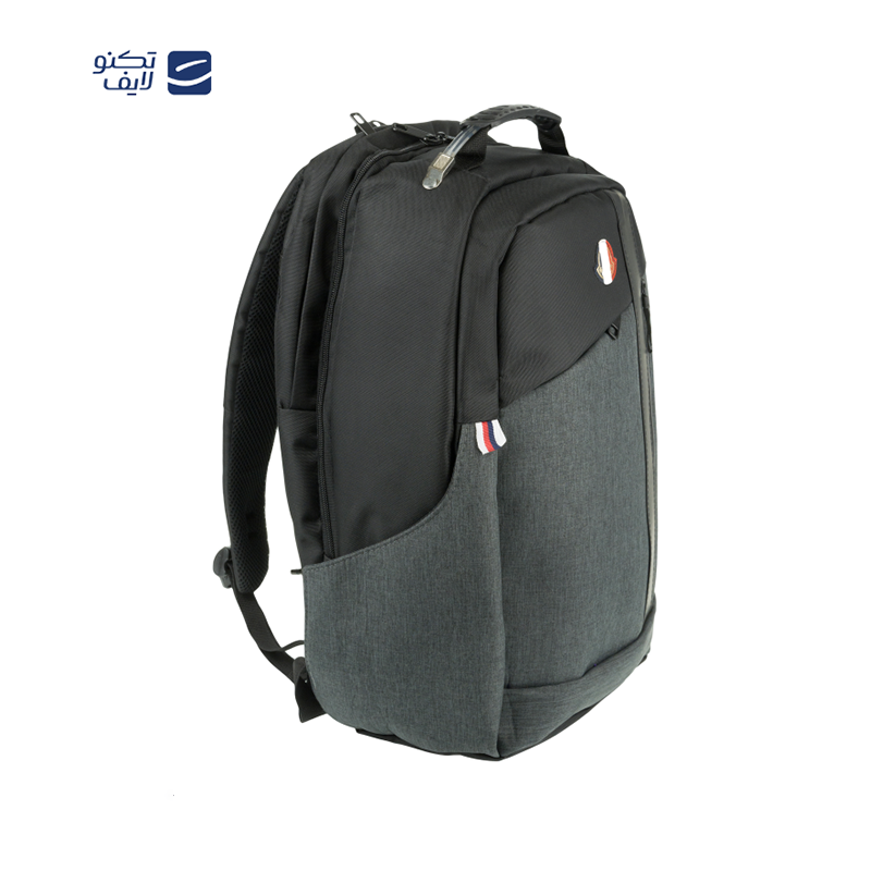 کوله پشتی لپ تاپ مونکلر مدل MCL مناسب برای لپ تاپ تا 15.6 اینچی به همراه جا مدادی