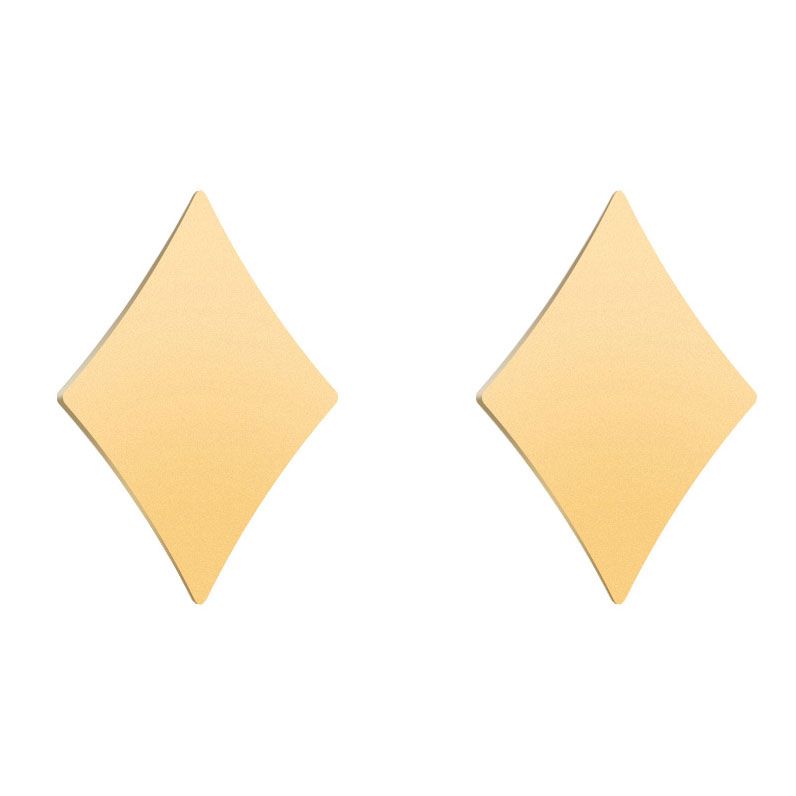 گوشواره طلا زنانه طلا 18عیار طرح خشت