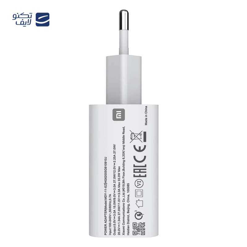 gallery-   آداپتور اصلی شیائومی مدل MDY-11-EZ فست شارژ 33 وات 2 پین copy.png