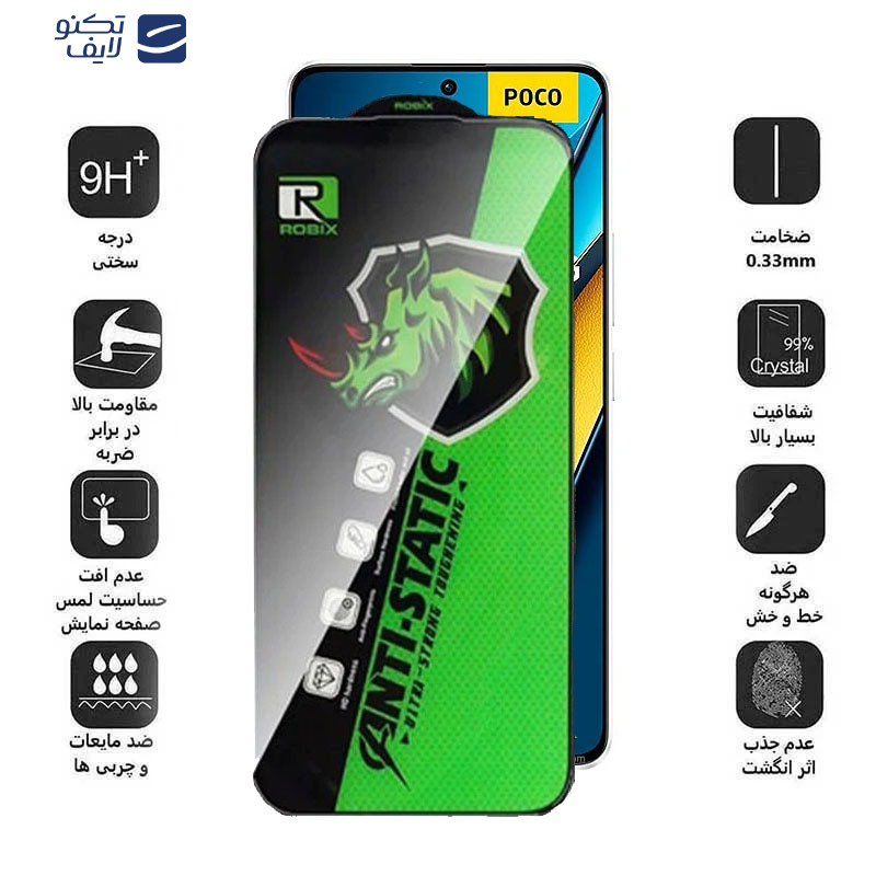 gallery-محافظ صفحه نمایش گوشی شیائومی Poco X7 Pro - X6 Pro - Redmi Note 14 - Turbo 4 اپیکوی مدل Rhino Robix copy.png