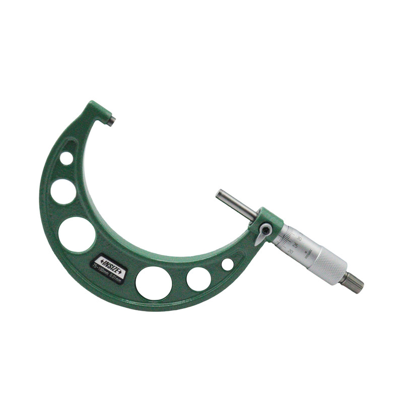 میکرومتر بیرون سنج اینسایز مدل YP-3203-100A-75-100x0.01MM گستره 75-100میلی متر